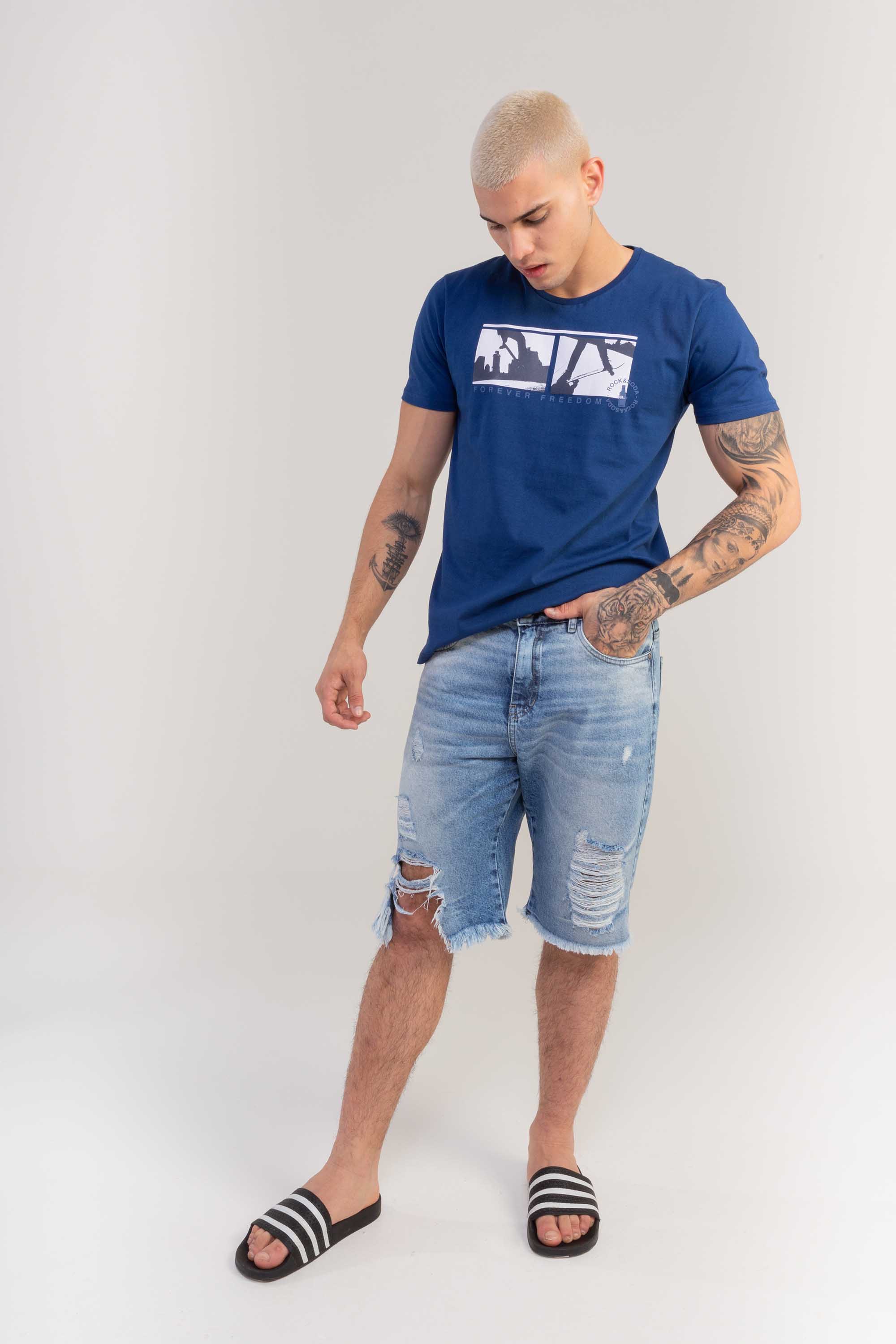 bermuda masculina relaxed